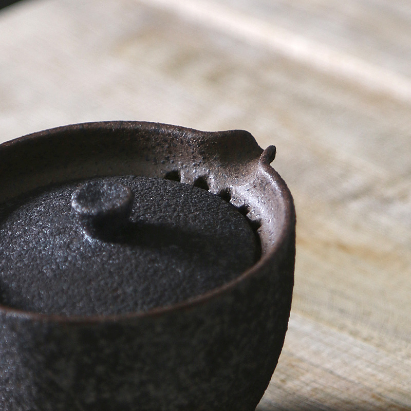 Tangpin rostglaserad keramisk tekanna vattenkokare tekopp japansk teservis drinkware