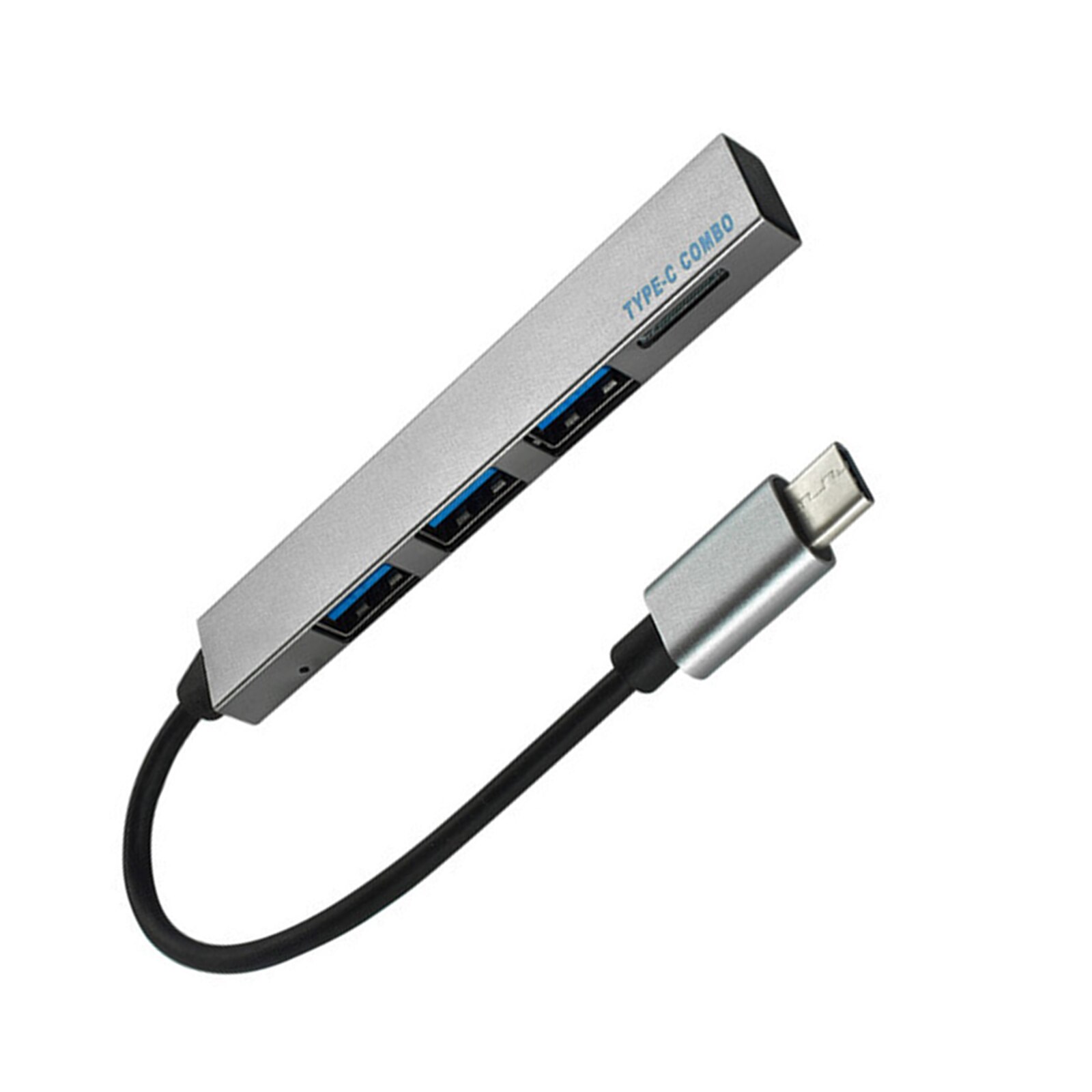 Expansion dock Type-C Hub Splitter Aluminum Alloy Type-C to USB 2.0 Adapter Card Reader