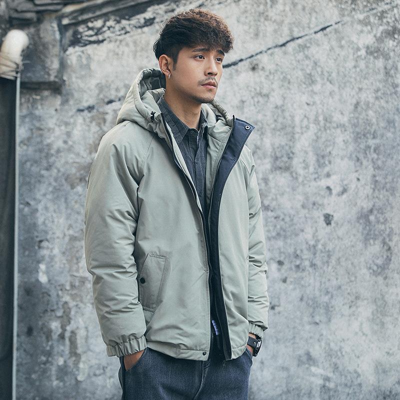 men's Japanese men's cotton jacket casual loose down cotton thick trend edgy bread clothing cotton wool: 2 / M