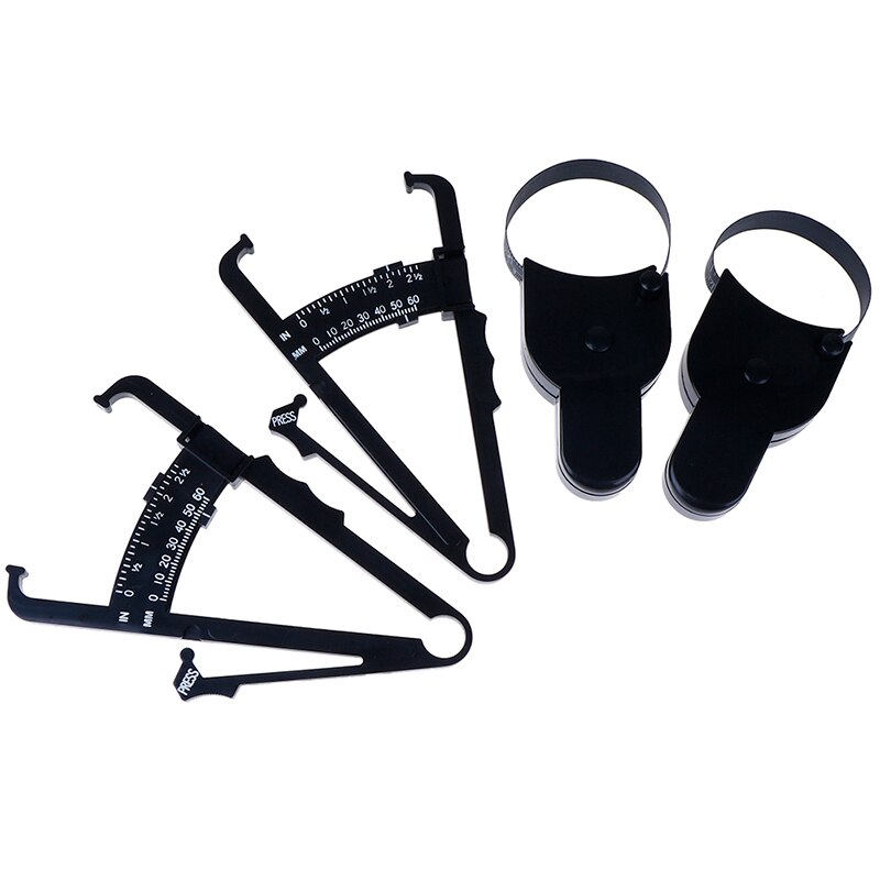 70mm Skinfold Body Fat Caliper Set Body Fat Tester Body Skinfold Measurement Tool with Measure Tape Body Fat Monitors