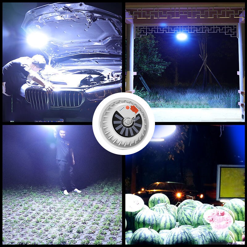 300W USB Rechargeable LED Bulb Lamp Remote Control Solar Charge Lantern Portable Emergency Night Market Light For Camping Home