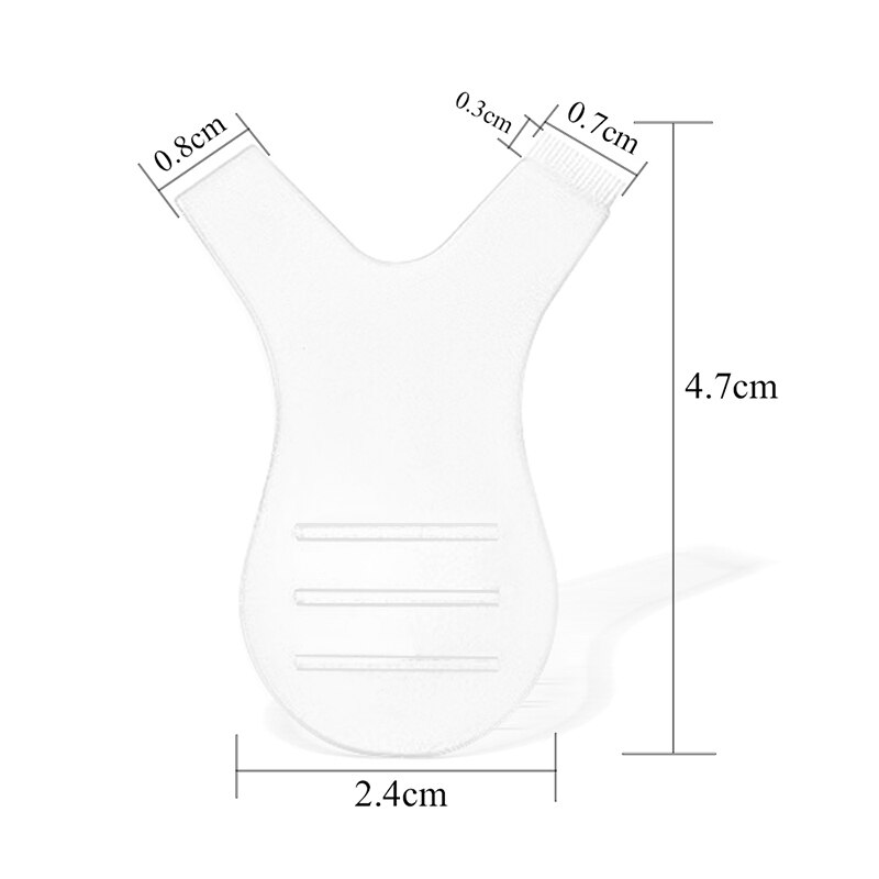 Extension de cils en Silicone en forme de Y, 10 pièces/lot, recourbe-cils, outil de brosse de greffage, coussinet de permanente