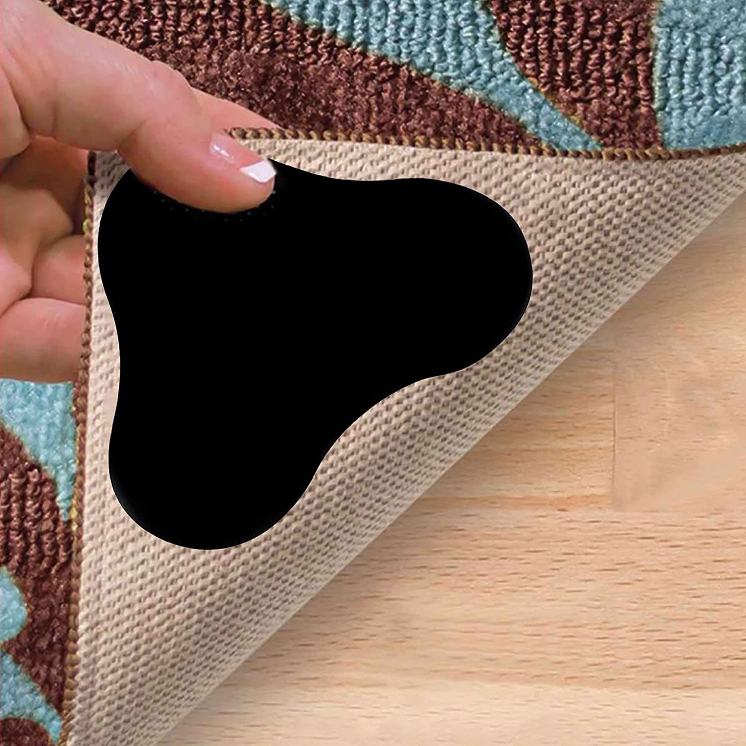 Anti Unterhose Teppich Pads Machen sterben Ecken von Teppich Flache, sterben Teppich Aufkleber sind Geeignet für Holz Etagen und Gefliest Etagen.