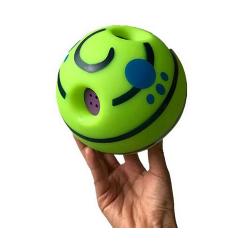 Wobble Wag Giggle Ball Interactive Dog Toy Pet Puppy Chew Toys Funny Sounds Dog Play Ball Training Sport Pet Toys 15cm: Default Title