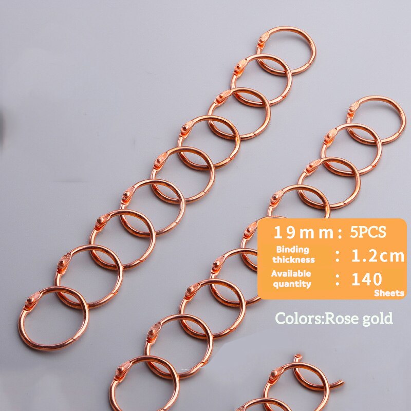 Paper Trimmer R4 Corner Punch for Photo Card 4mm Corner Cutter Rounder Paper Punch Small Rounded Cutting Tool Office Accessories: 5pcs Rose Gold 19mm