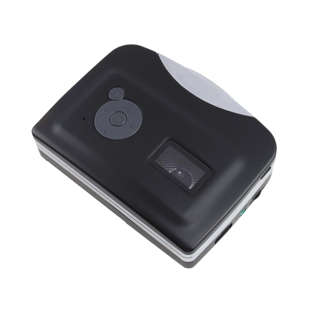 Lettore di Cassette USB portatile a convertitore MP3 lettore musicale Audio Stereo in unità Flash USB colore nero