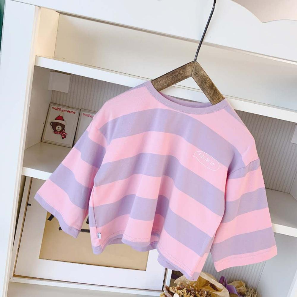 Herfst Kinderkleding Producten Meisjes Koreaanse Herfst T-shirt Dieptepunt Shirt