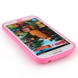 3pcs Multifunctionele Baby Mobiele Telefoon Simulator Muziek Telefoon Touchscreen Kinderen Speelgoed Leren & Onderwijs Model Russische Taal