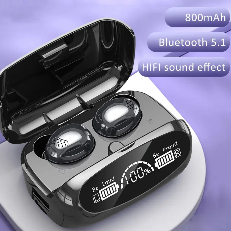 M32 Bluetooth Headphones With Large Screen Display Full Compatibility Hifi Sound And Stylish Metal Electroplating: Default Title