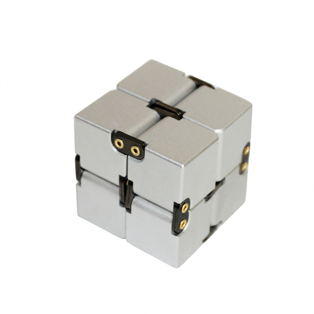 Aluminium legierung unendliche Cube reliever kreative douyin spielzeug flip tasche Cube