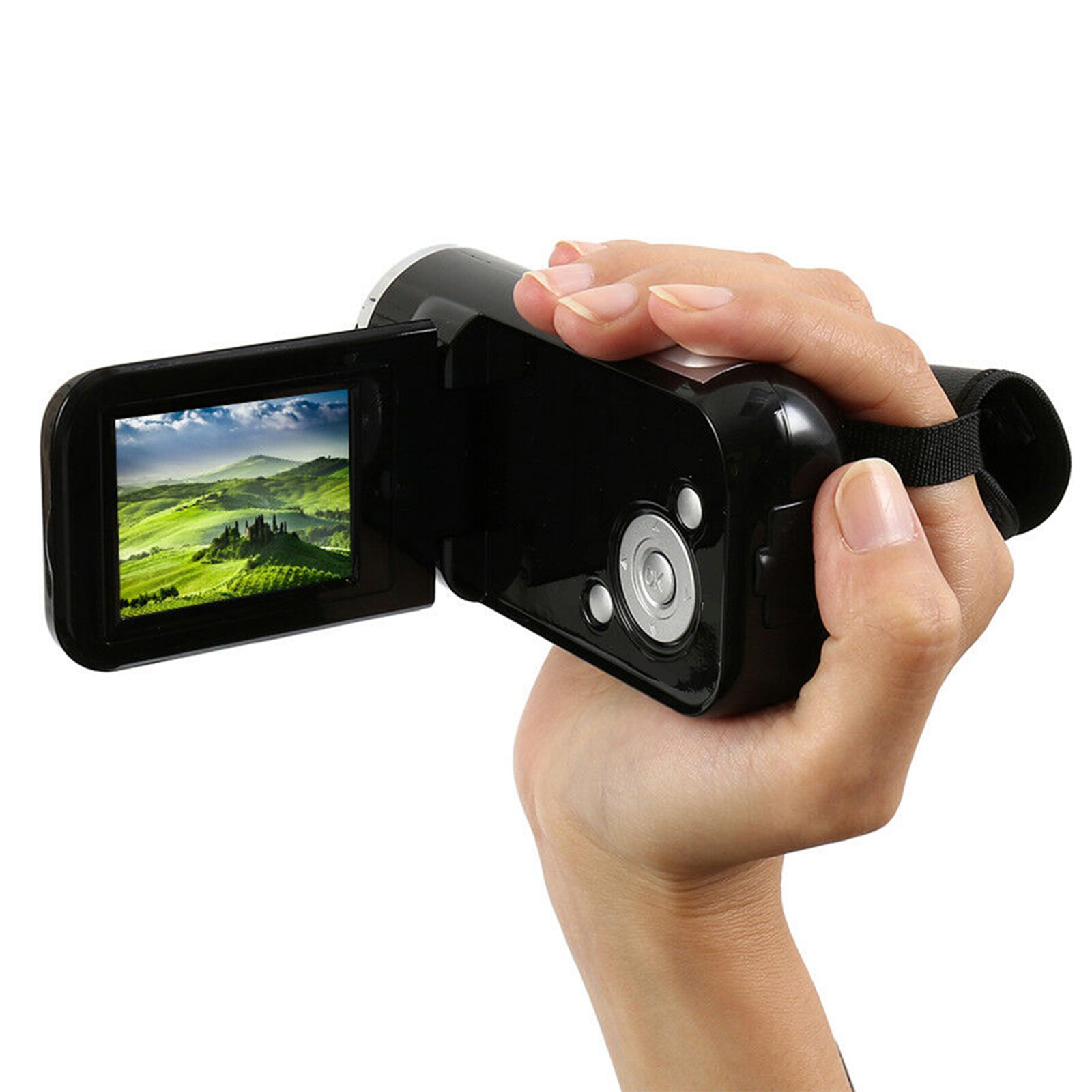 2.0 "Draagbare Digitale Video Camera 16MP 4X Zoom Camcorder Mini Video Camera Dv Dvr-Zwart