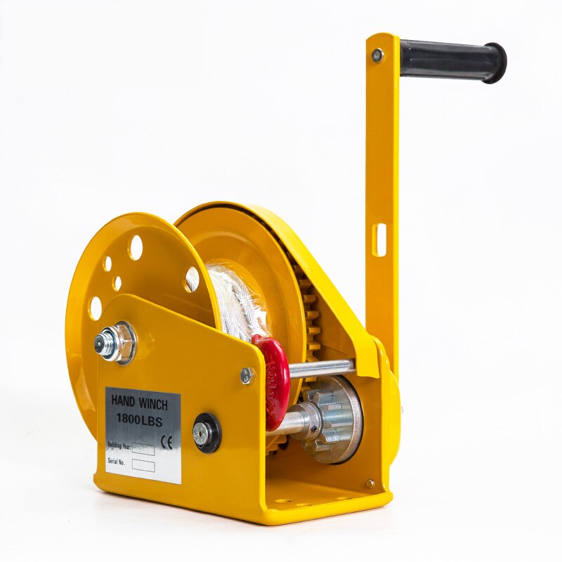 1200LBS Self-locking hand winch Stainless steel Boat windlass truck auto manual lifting hoist