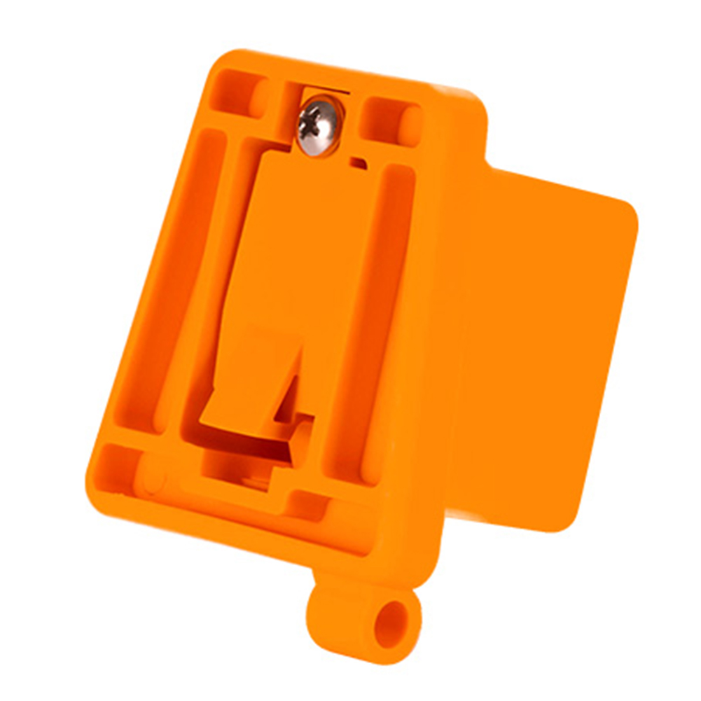 Bloque adaptador de portador delantero de bicicleta con accesorios de tornillo, soporte delantero de bicicleta plegable para bicicleta plegable Brompton: Naranja