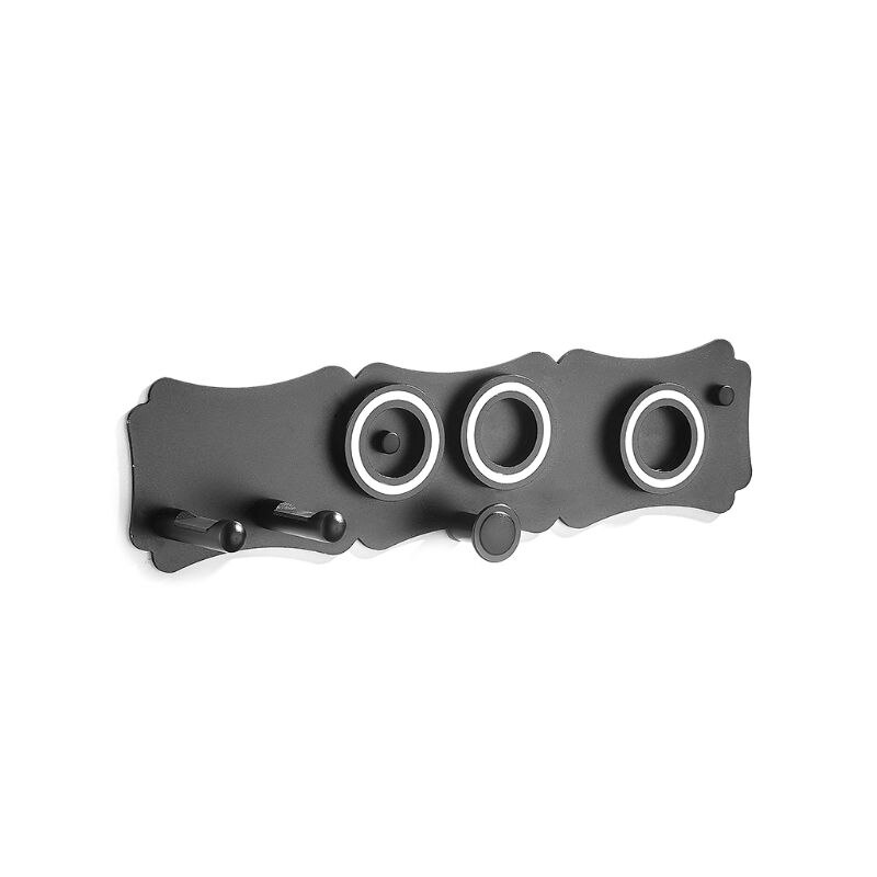 Soporte de secador de pelo estante de almacenamiento montado en la pared estante de baño para Dyson secador de pelo supersónico y: Black