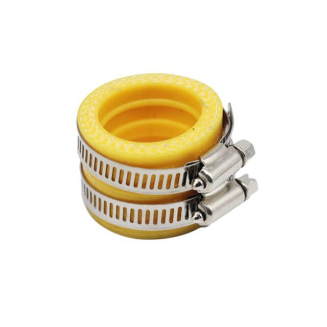 1 X Motorcycle Carburetor Inlet Intake Pipe Adapter Interface For 100-350cc ATV / Scooter / Dirt Bike / Go Kart Motorcycle Part: Yellow