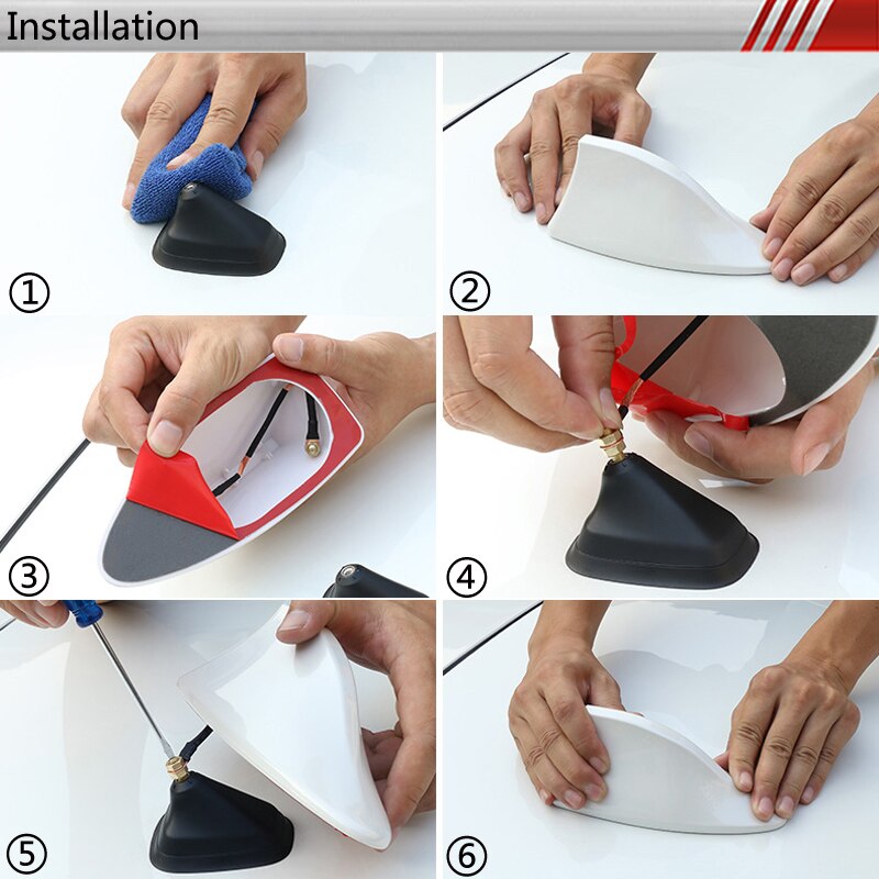 Car Stickers Car Shark Fin Antenna for BMW e46 e90 e39 f30 f10 e36 e60 x5 e53 f20 e34 accessories