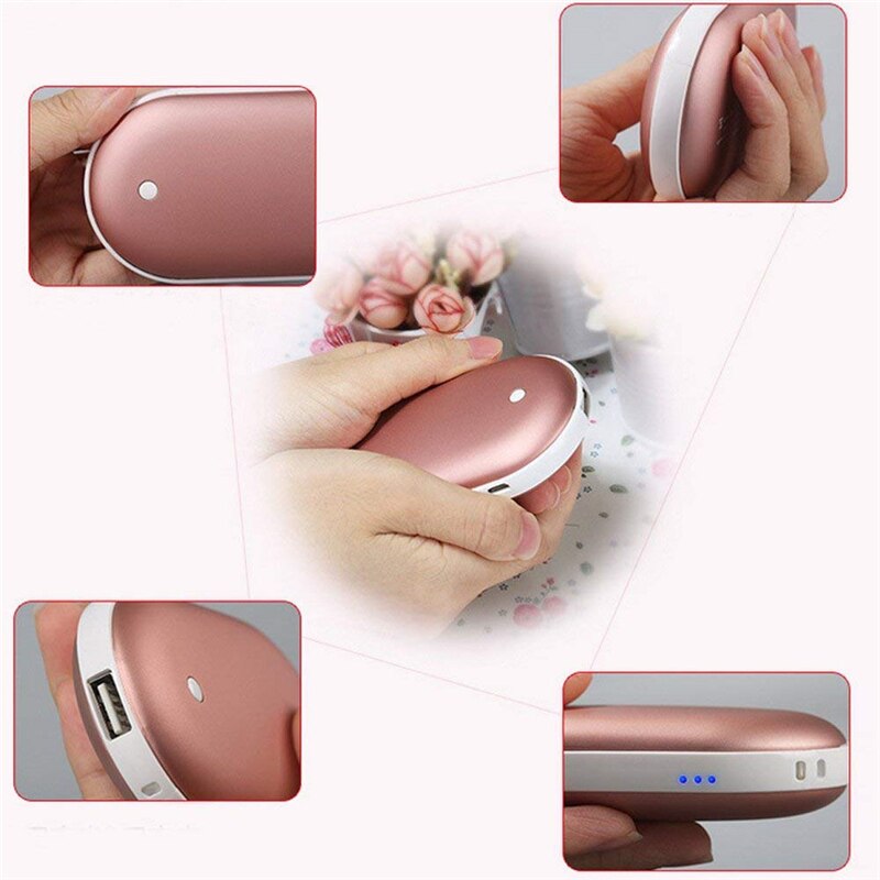 5200mAh USB Pocket Heater Handy Warmer Portable Mobile Phone Charging Power Supply Winter Body Handy Baby Heating Warmer
