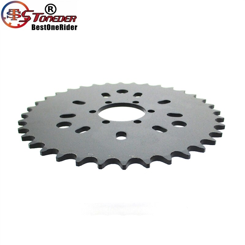 STONEDER 415 Type 6 Hole 36T Rear Chain Sprocket For 49 50 60 80cc Motorized Bicycle Push Bike