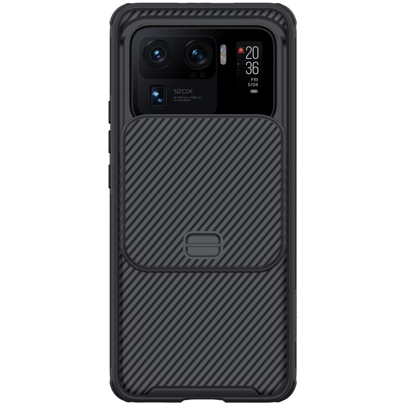 Nillkin – coque de téléphone portable CamShield Pro pour Xiaomi Mi 11 Ultra, luxueuse et rigide, avec caméra coulissante, Protection de confidentialité: Black