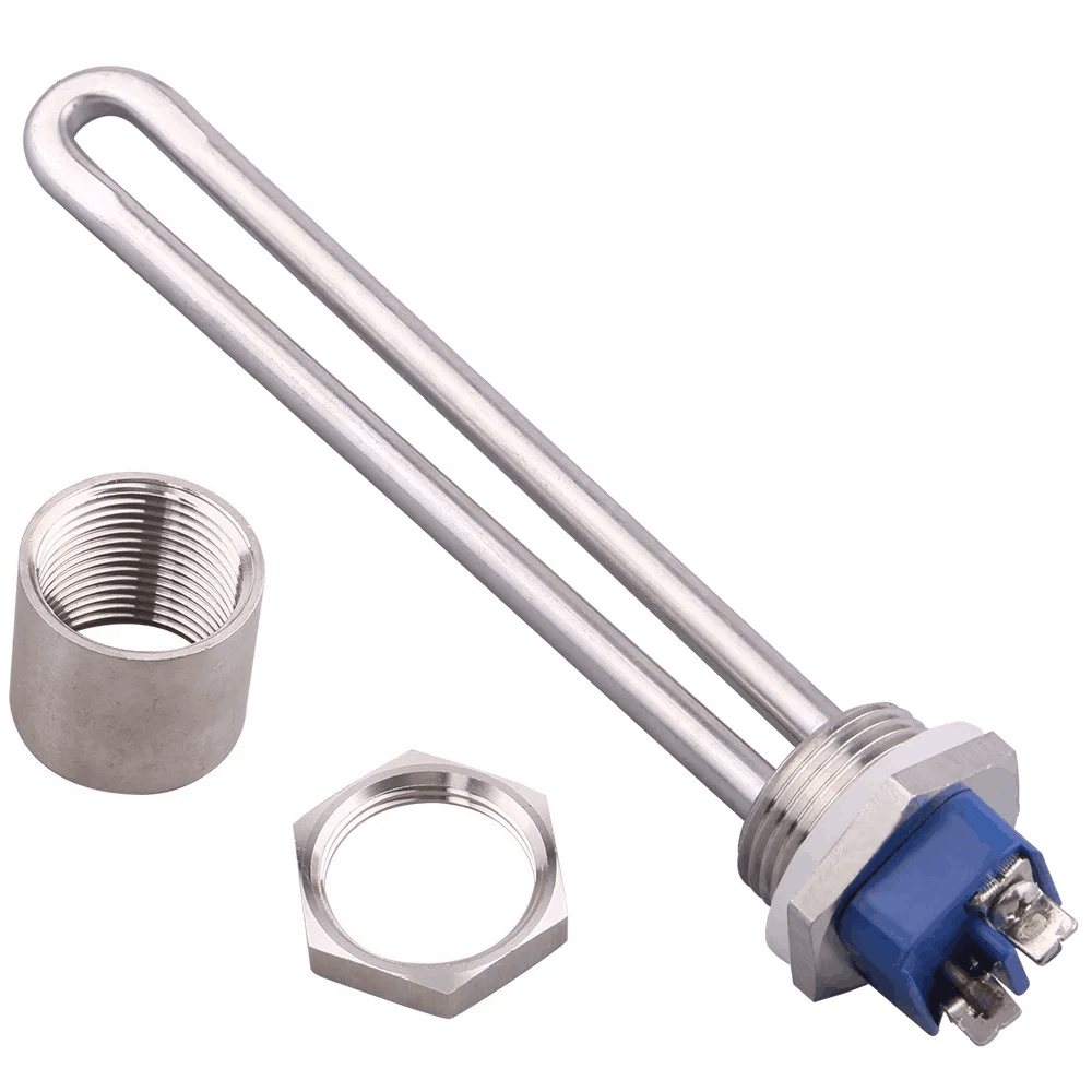 Calentador de agua, elemento calefactor de inmersión de 220V con rosca de 1 pulgada, calentador Tubular eléctrico SUS304 500W/750W/1000W/1500W: Grey / 4,5 kW