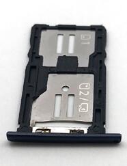 Sim Card Slot Tray Card Holder For ZTE BA610 Blade A610 A 610 Mobile Phone 5.0": Dark Blue