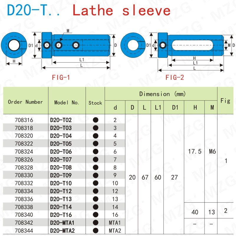 Mosask  d20-t02 d20-t16 20mm vridverktygshylsa för cnc-svarv inre hålbearbetning borrborrande skärande skärhållare