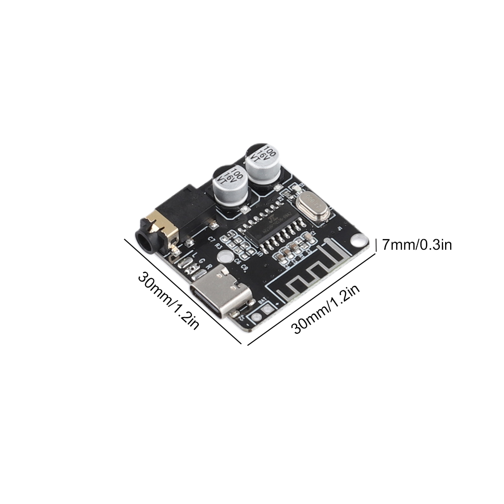 5-1 Stück Audio--Empfänger platine Bluetooth-kompatibel 5,0 3,7-5V MP3 verlustfreie Decoder-Karte drahtloses Stereo-Musik modul für DIY