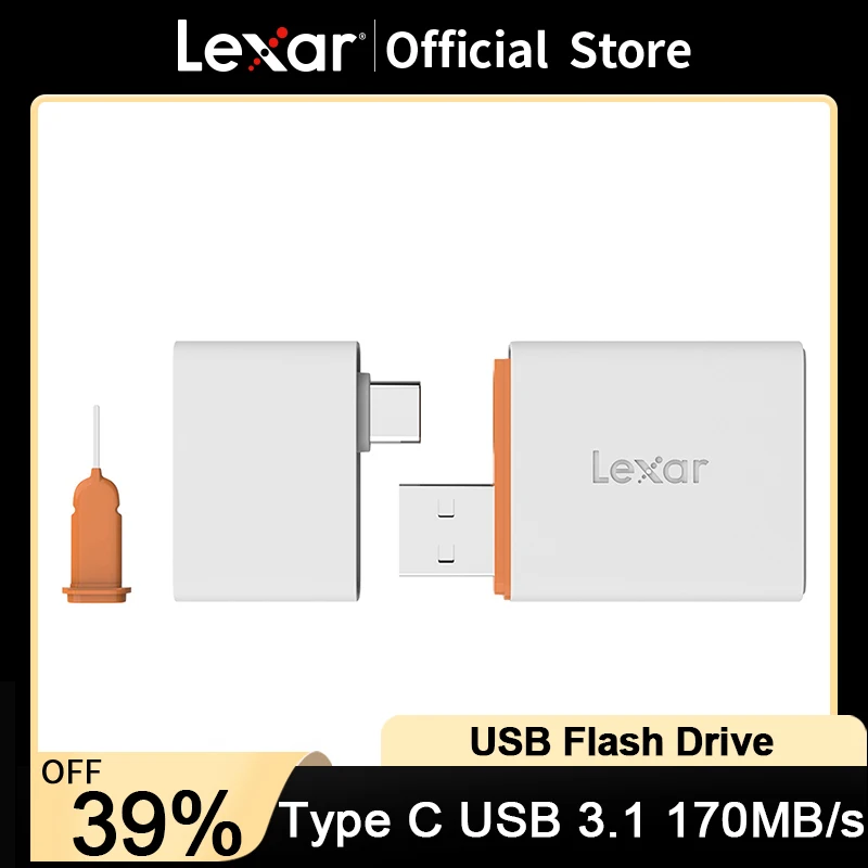 Lexar leitor de cartão tipo c para usb sd micro sd tf leitor de cartão de memória adaptador cartão nm usb 3.1 leitor de cartão ncard