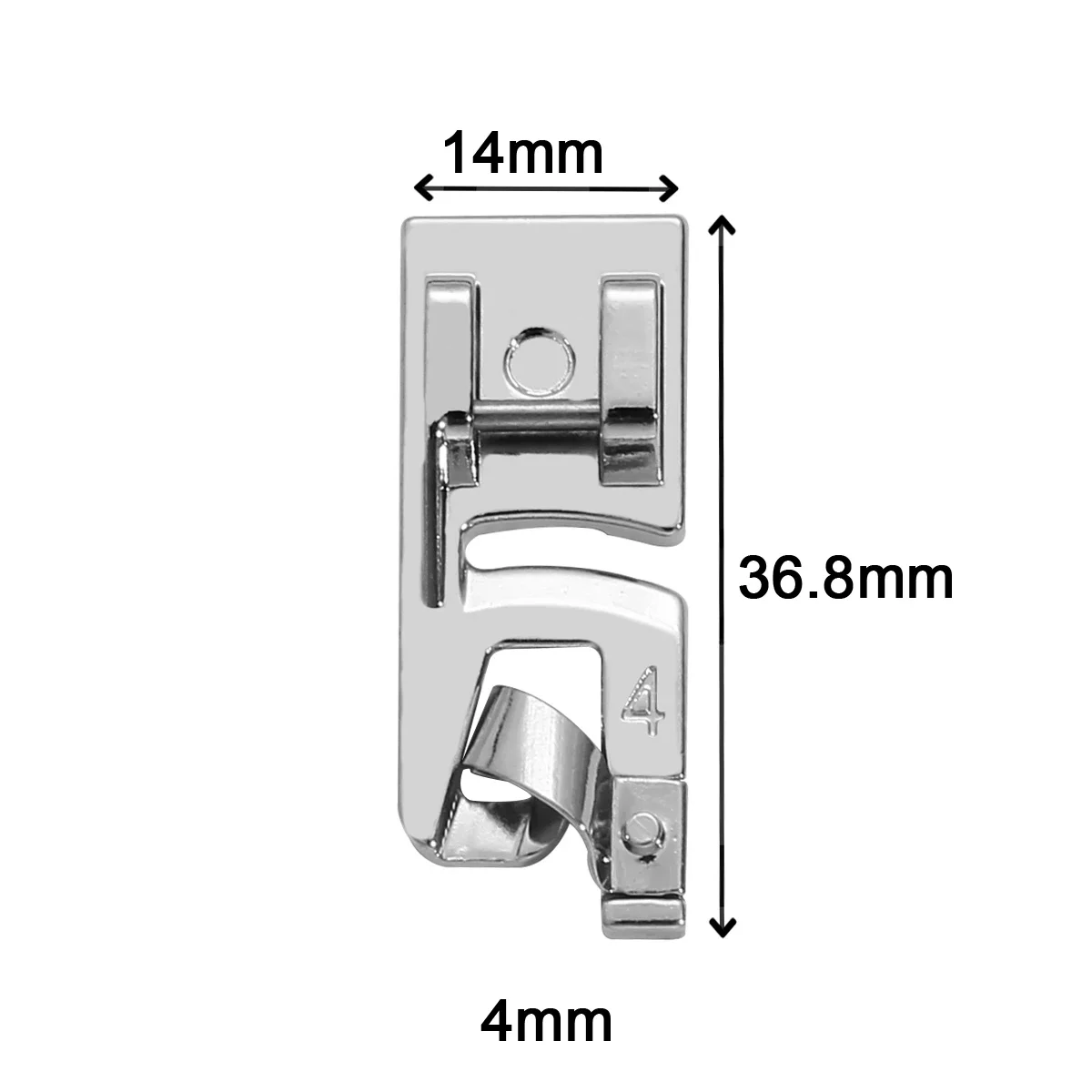 Accesorios de costura para máquina de coser, dobladillo enrollado estrecho, juego de prensatelas, herramientas de costura para el hogar, aro de bordado, 1/3 Uds., 3mm/4mm/6mm: Verde claro