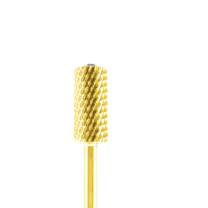 2 st kristall stor cylinderborr [hörnradie]  - 4 xgrov  (4xc-1140411)  - guld - wilson hårdmetall spikborr: 2 st xgrovt guld