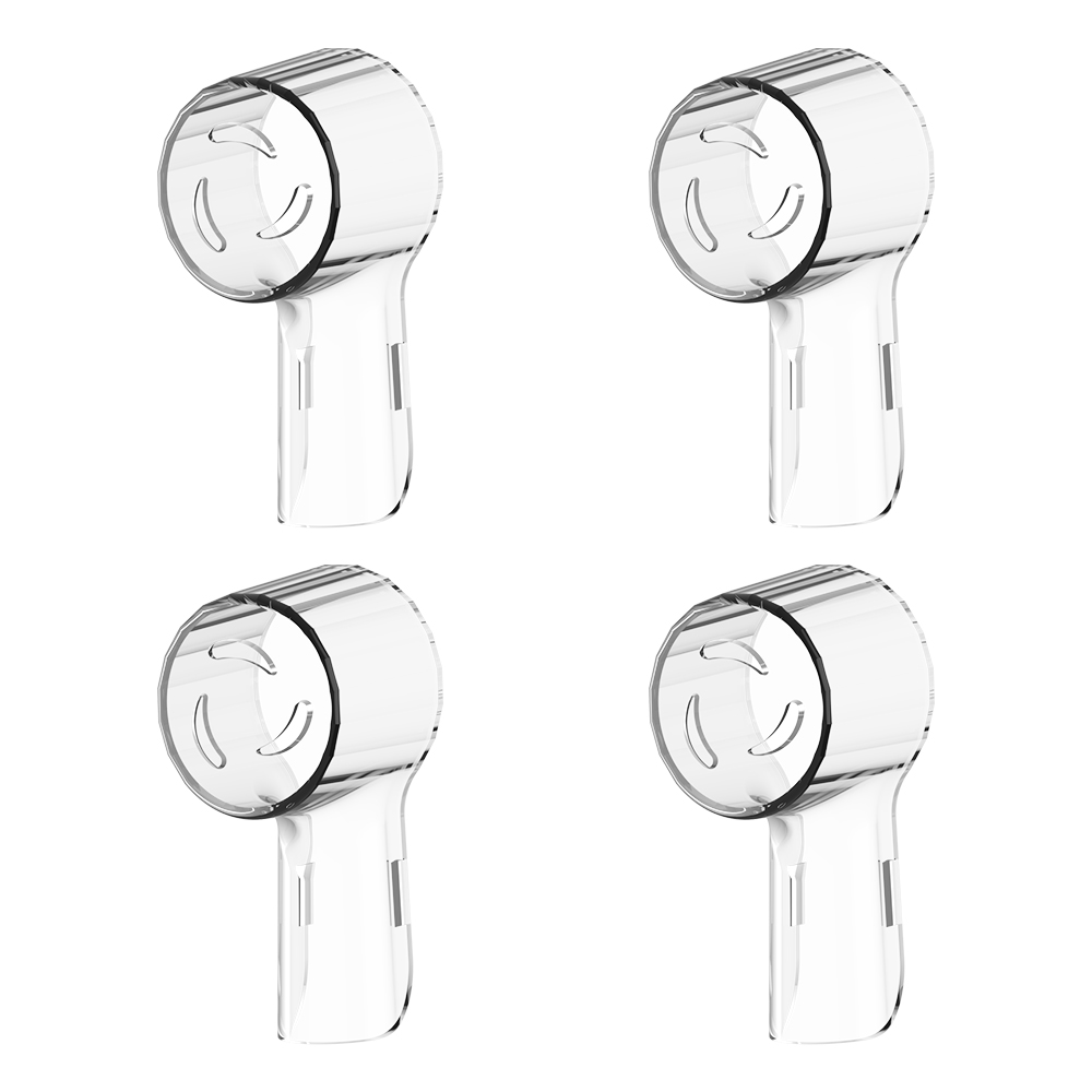 Tandenborstel stofdichte hoezen doppen compatibel met Braun Oral B vervangende hoofden en iO-serie elektrische tandenborstelkopbeschermer: YELLOW