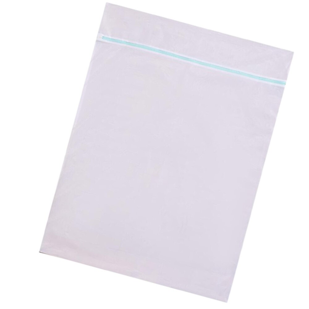 1 Pc Curtain Bag Laundry Bag White Economical Mesh Net Washing Machine Bag Travel Organizer Clothes Organizer Storage Bag for Ho