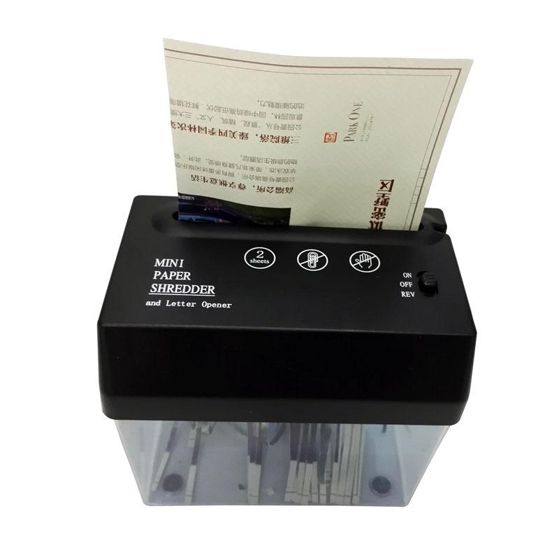 A6 Usb Mini Elektrische Creatieve School Leraar Office Business Werk Encryptie Bestand Beveiliging Desktop Shredder Home Office