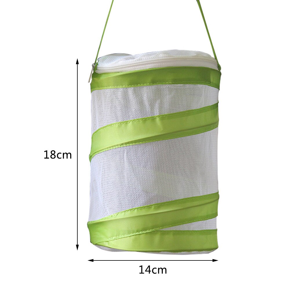 Folding Insect Mesh Cage Butterfly Dragonfly Mantis Breathable Habitat Cage Breeding Feeding Container Catching Terrarium: Default Title