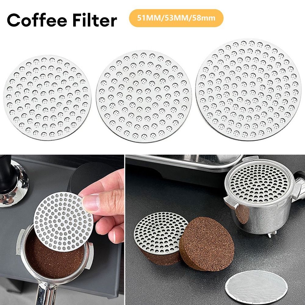 1Stck Wärme Beständig Kaffee Filter Bildschirm Siebträger Barista, Der Puck Bildschirm Kaffee, Der Gittergewebe Espresso Zubehör