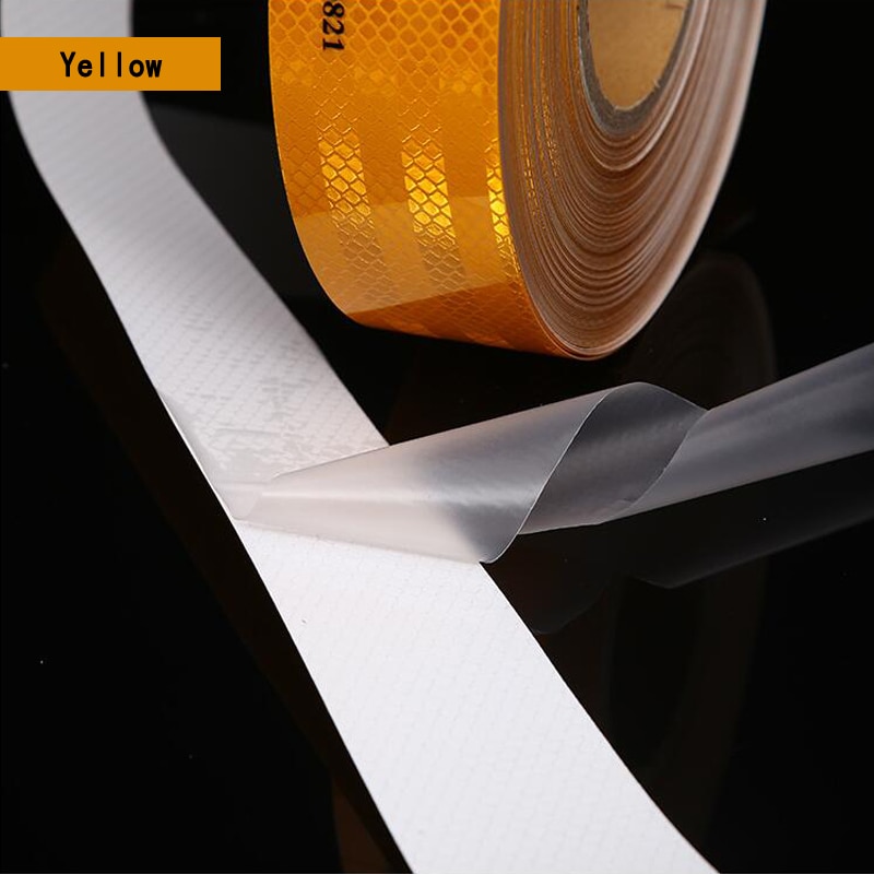 Reflecterende Tape - Diamond Grade 5cmx1M Rol - Microprism Hoge Reflectie - Veiligheidswaarschuwing voor Auto's Vrachtwagens