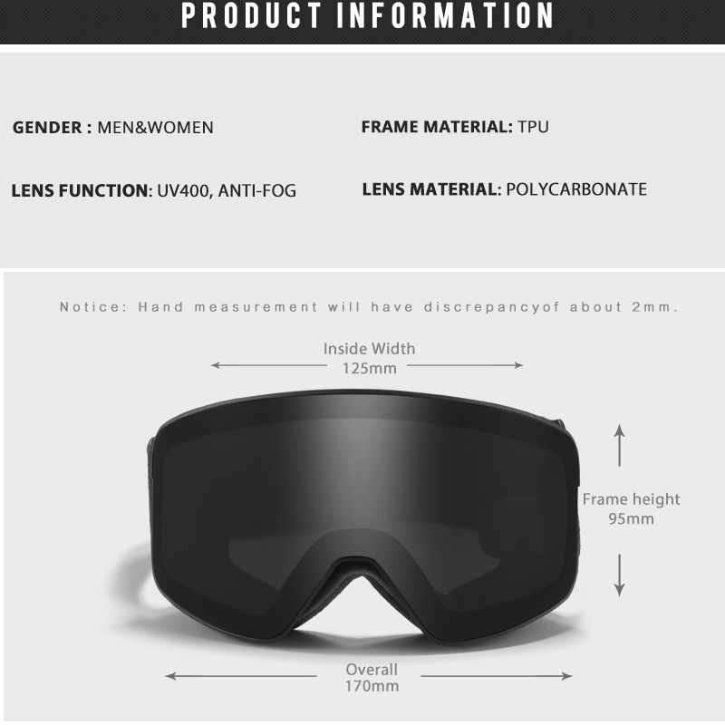 Dragon-Gafas de Snowboard para invierno, lentes con recubrimiento antivaho, protección UV400, lentes con D292