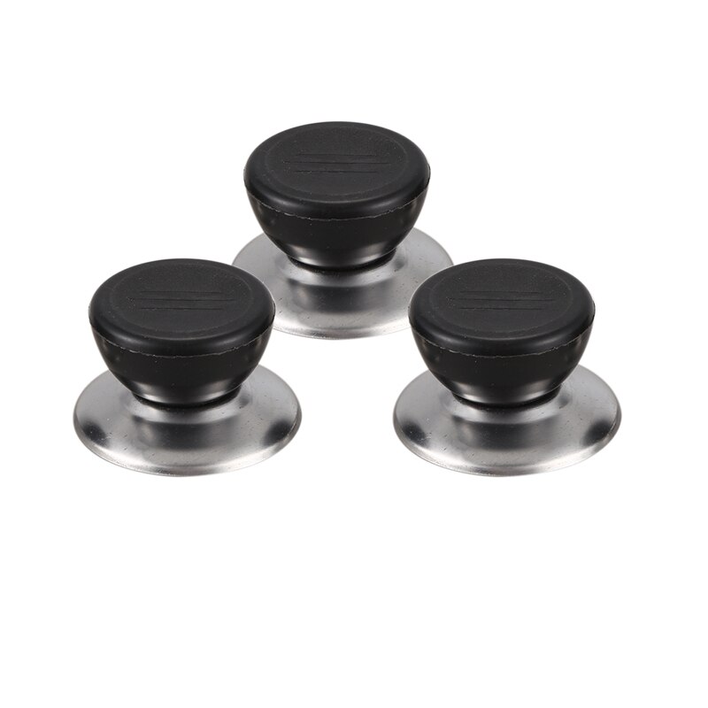 Top Deals Cookware 3 Pieces Replacement Kettle Pot Lid Plastic Knob Black