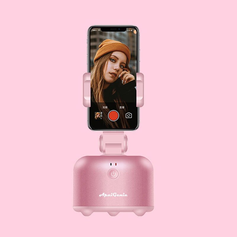 Apai genio II 360 Rotazione auto Viso di Inseguimento Selfie Bastone Giunto Cardanico accorto video Inseguimento di Oggetto di Ripresa Supporto Del Telefono: Colore rosa