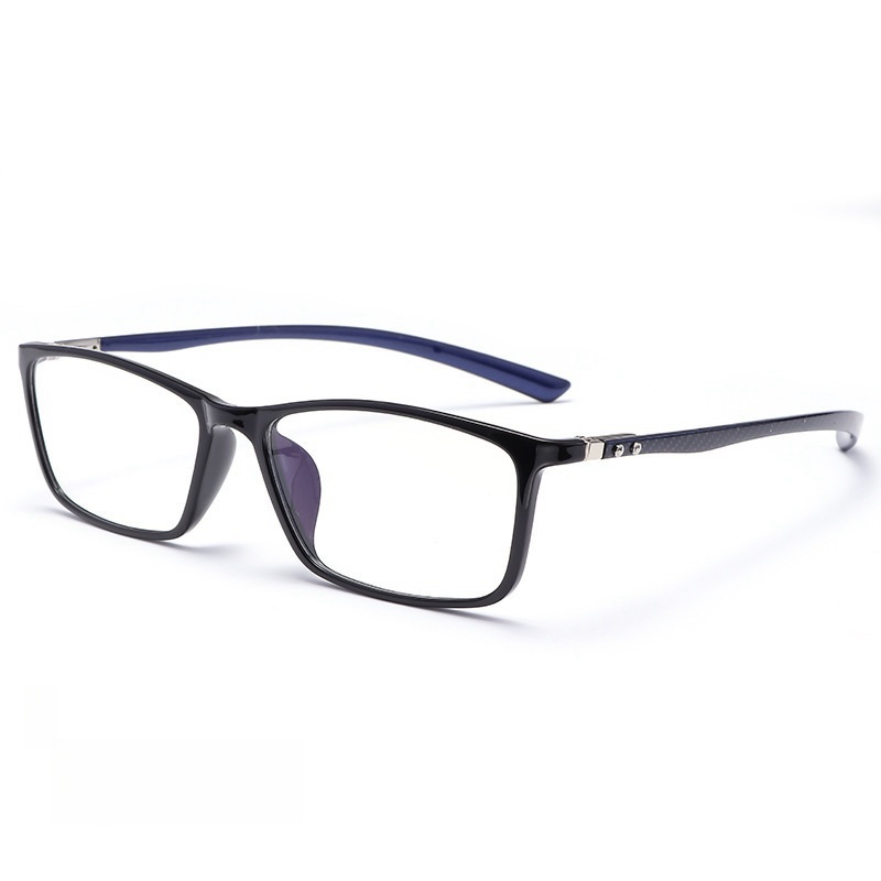 Montura de gafas de fibra de carbono ultraligera para hombre y mujer, marco cuadrado, prescripción óptica, novedad de 2024, 6009: Verde