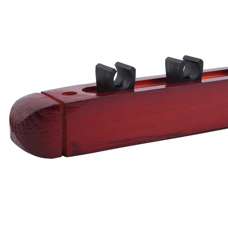 1 Set Professionele Biljart Zwembad Muur Mount Opknoping 6 Cue Sticks Houten Rek Houder Voor Snooker Cue Ruimtebesparend Houder wijn Rood: Default Title