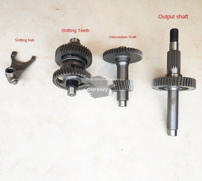 ATV Go Kart Jinglong GY6 Built In Reverse Engine Gearbox Gear Set Engine Accessories