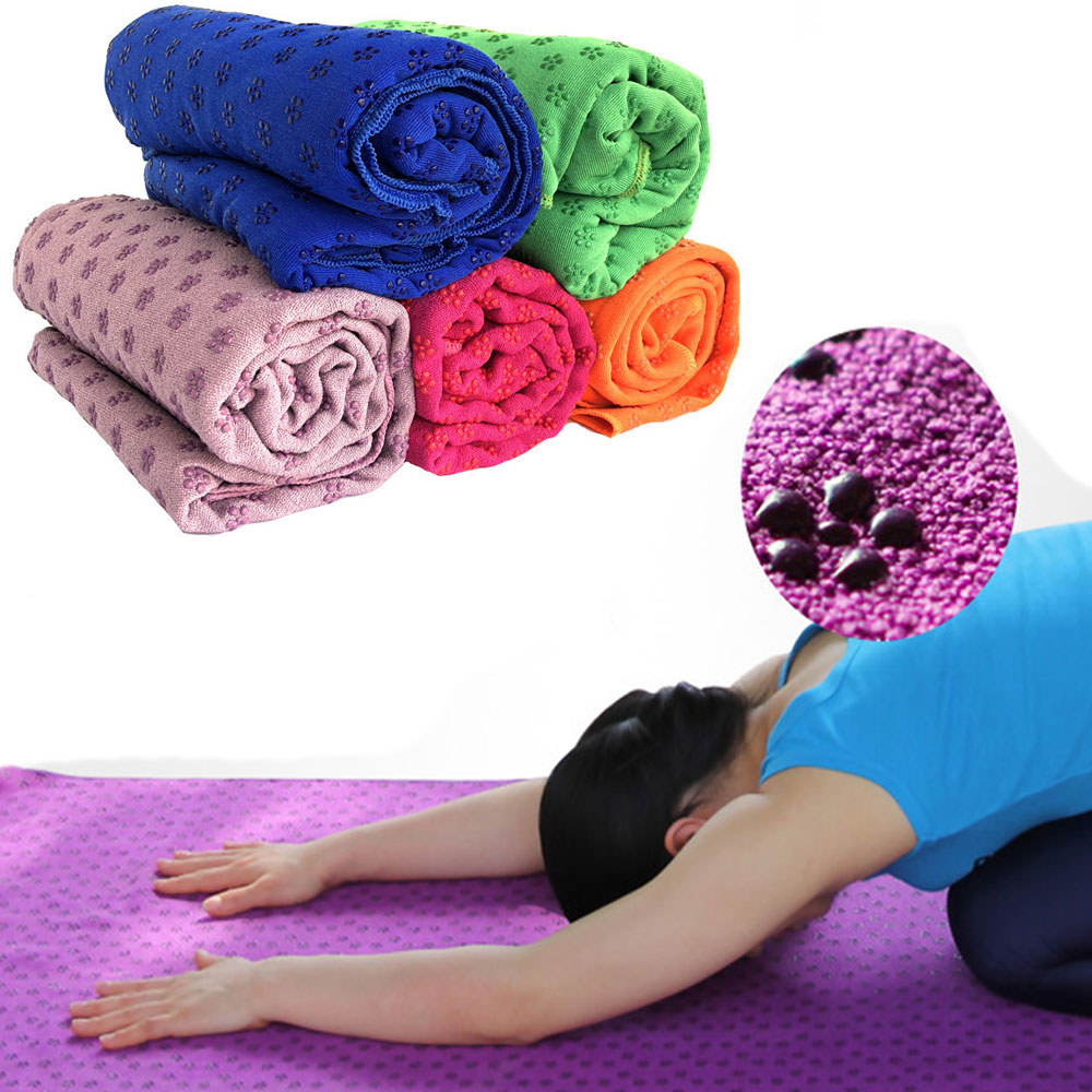 186*61Cm Yoga Handdoek Yoga Matten Zweet-Absorberend Antislip Yoga Mat Pilates Home Outdoor Sport gymnastiek Yoga Fitness Benodigdheden