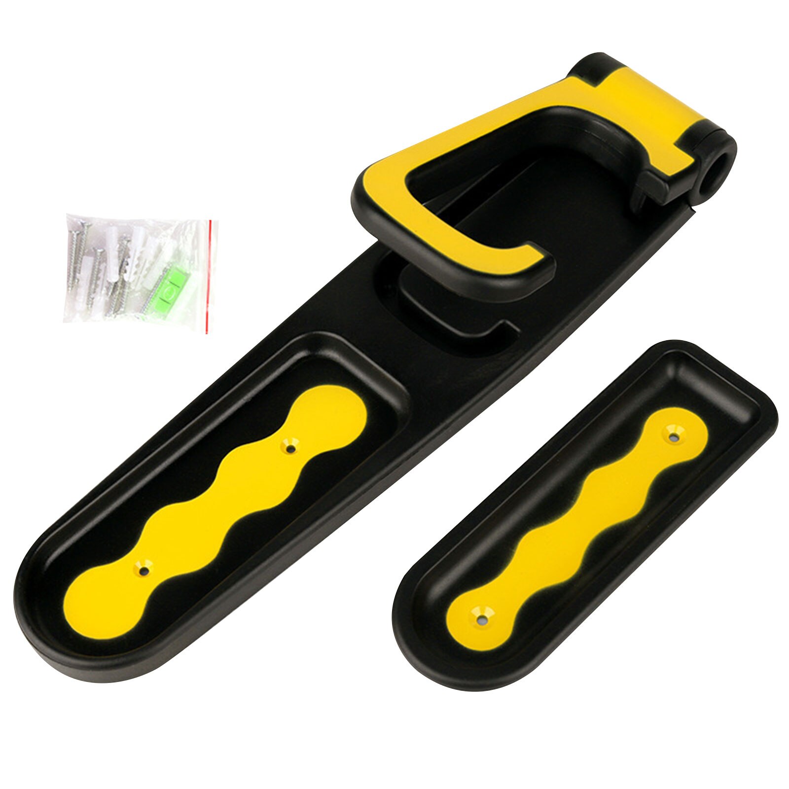 Bike Wall Mount Vertical Indoor Storage Bikes Hanger Rack for Garage Space Saving Cycling Holder Bicycle Hooks for Hanging MTB: YELLOW