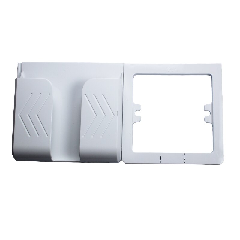 USB Wall Socket Double USB Port 5V 2A Usb white color acrylic patch frame usb outlet FDW-03: 1 side phone holders