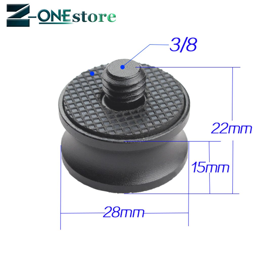 1/4 to 3/8 Male or Female Adapter Screw Camera Tripod Ball Head Monopod Flash Light Stand Mount Accessories 3/8 to 1/4