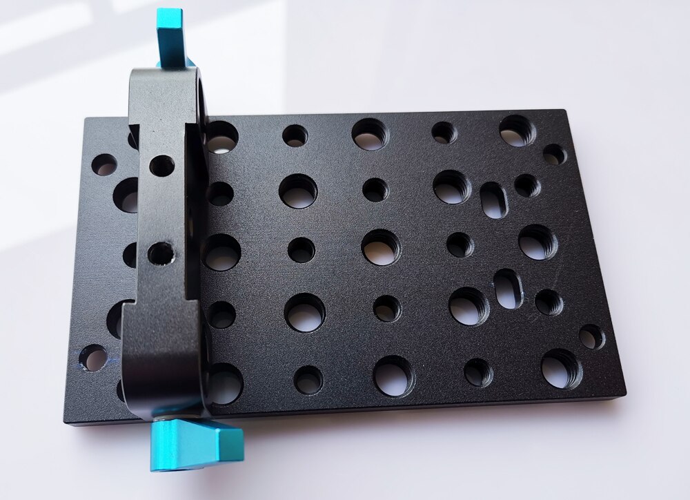 Statief Mount Kaas Plaat Railblock Rod Clamp fr DSLR Rig Kooi Rail Systeem Licht