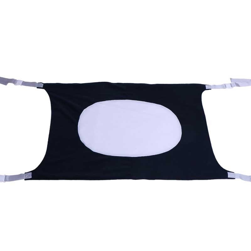 Draagbare pasgeboren hangmat voor babybedje babyhangmat reisbed afneembare elastische hangmatten met verstelbaar net: Diepblauw