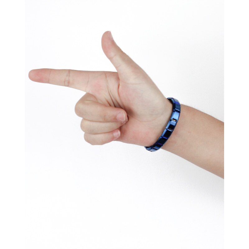 Hapiship 2019 kobiety moda biżuteria 9mm szerokość niebieski kolor bransoletka ze stali nierdzewnej bransoletka dziewczyny prezent ślubny G112