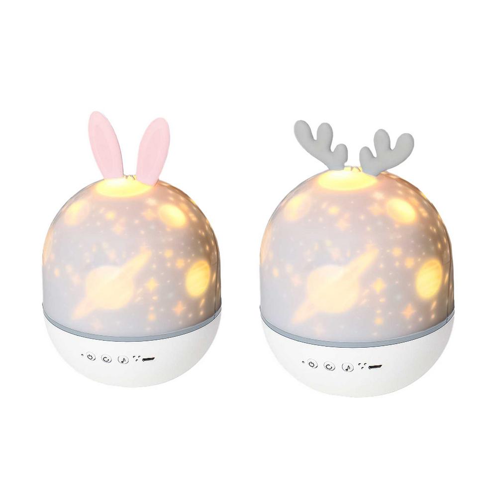 6 Projection Themes Light Music Remote Control 360 Degree Rotation Night Lamp Ocean World Birthday Party Planet Merry Christmas